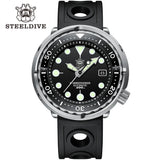 STEELDIVE SD1975 Luxury Auto Watches Men Dive Watch 300m Waterproof C3 Luminous Clock Sapphire Mirror NH35 Mechanical Wristwatch
