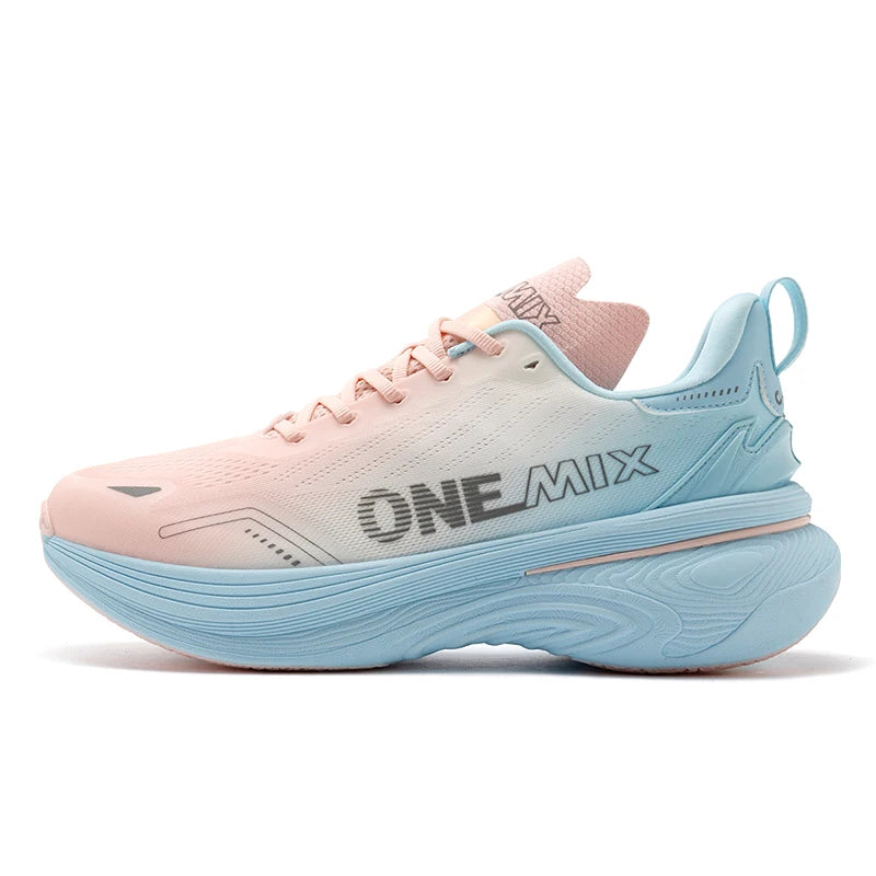 ONEMIX New Jogging Running Shoes Women and Men Light Sneakers Road Shoes Wear-resistant Fashion Sports Shoes Fitness