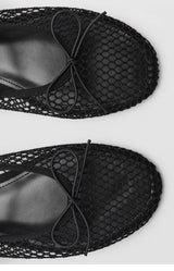 Mesh Summer Ballet Flats Shoes Women Buckle Strap Breathable 2025 New Flats Shoes Ladies Black Mary Janes Footwear Loafers