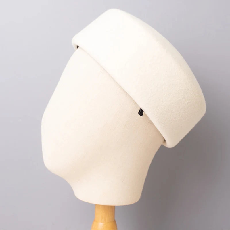 Vintage 100% Wool Felt Fedora Hat – Unisex Formal Style