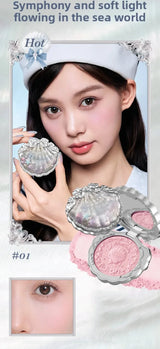 Flower Knows All In One Makeup Set Gift Box Garden Cushion Cream Foundation Matte Blush Long Lasting Velvet Lip Cream With Bag