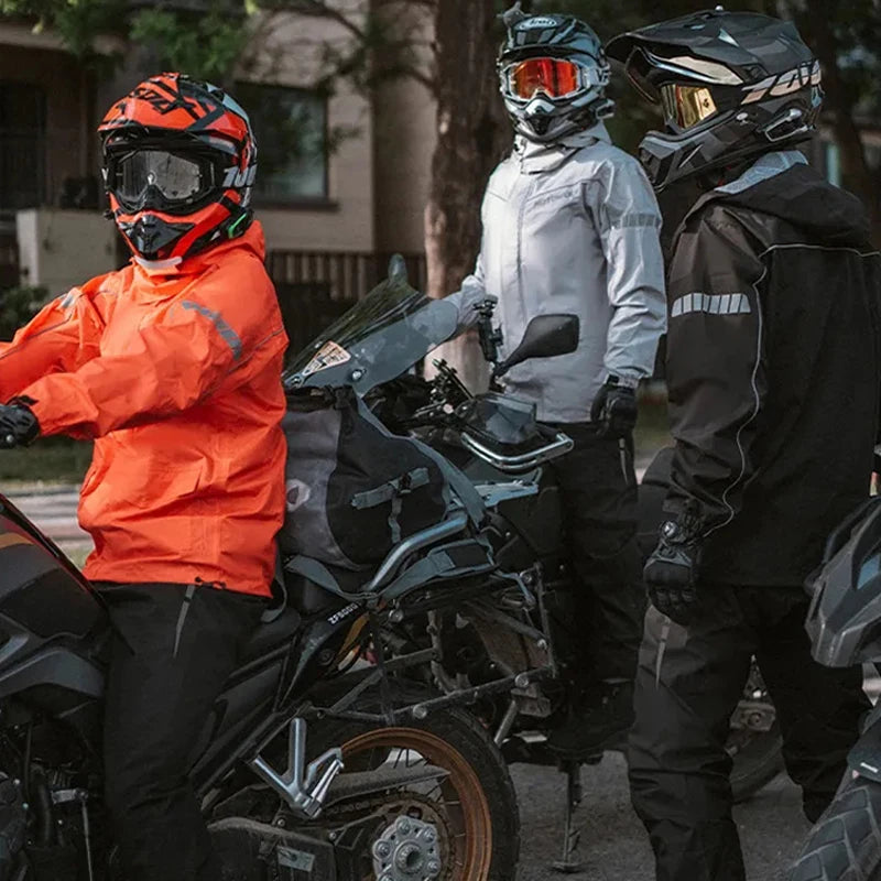 Waterproof Motorcycle Rain Suit – Jacket & Pants Set
