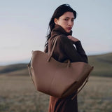 Luxury Wing Tote Bucket Bag – Large Capacity Y2K Pleated Handbag