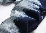 KAKAN Slim Straight Jeans for Men | Dark Blue Stretch Denim