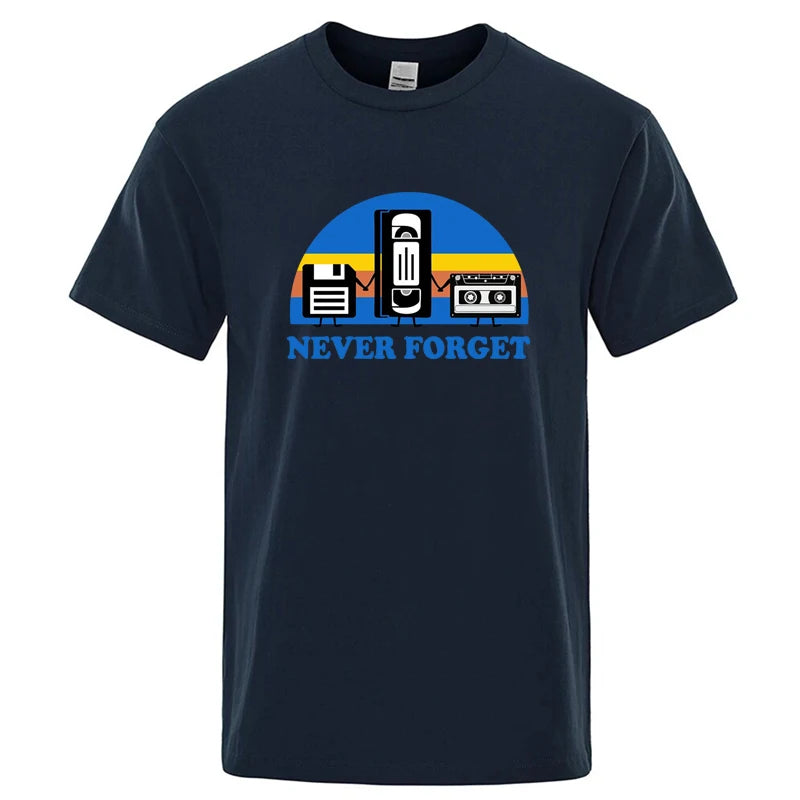 Never Forget Retro Graphic T-Shirt