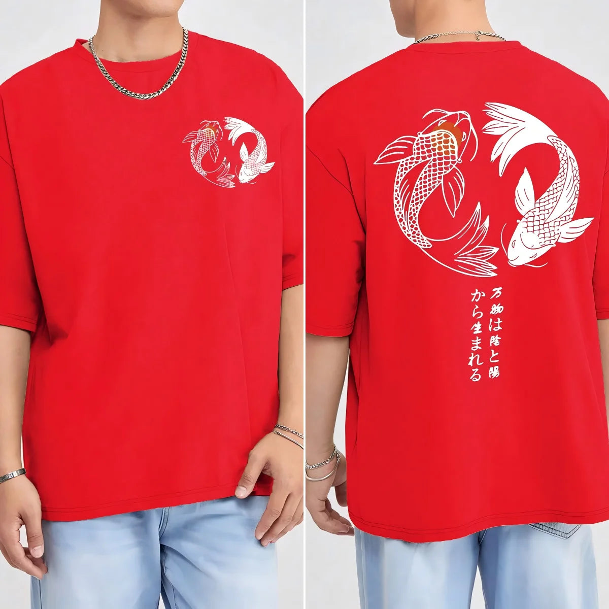 Japanese Koi Harajuku Graphic Tee