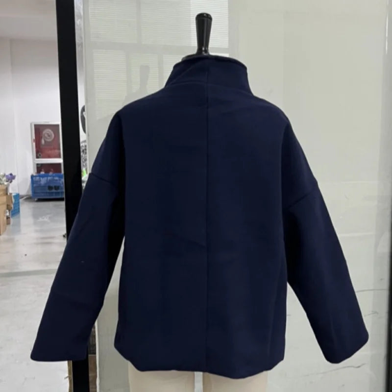 Women's Stand Collar Zip Jacket – Autumn/Winter