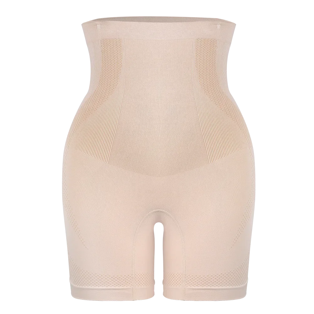 High-Waist Tummy Control Shaping Shorts
