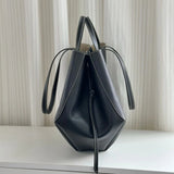 Lychee-Grain Cowhide Tote | Luxury Leather Handbag