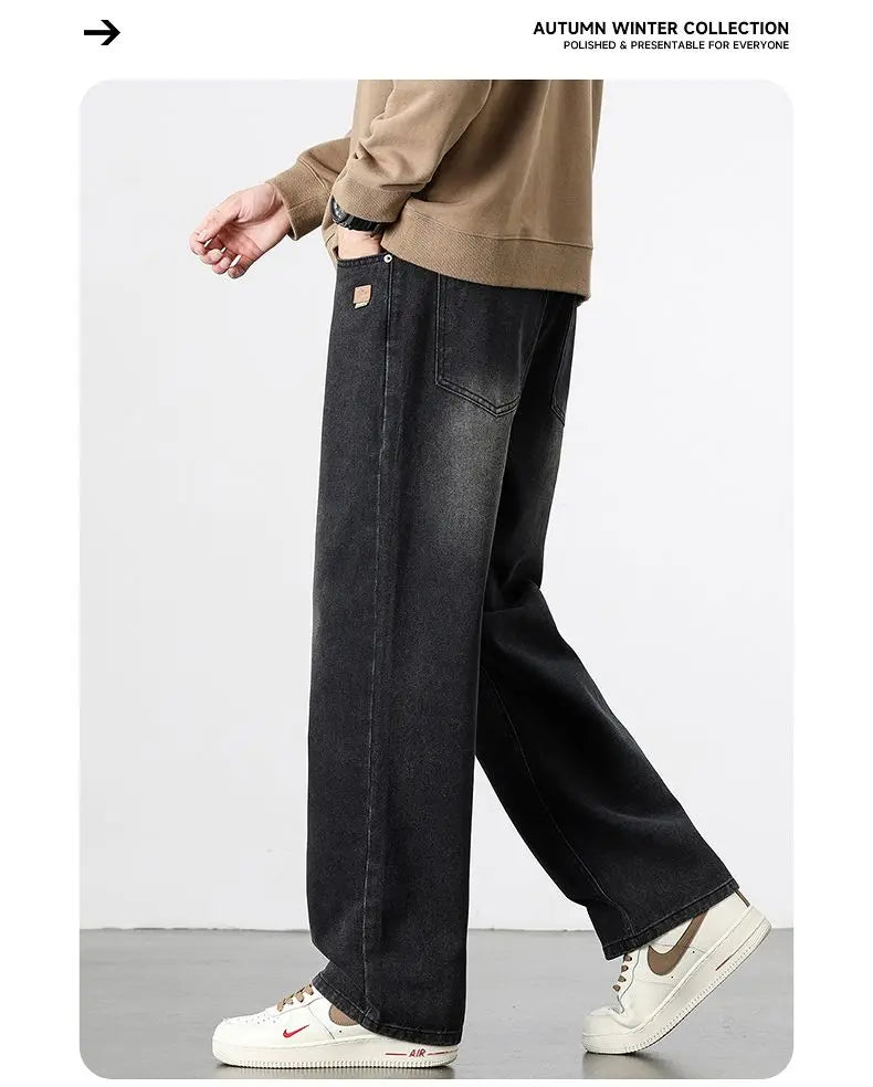 Men's Vintage Loose-Fit Baggy Jeans | Spring & Autumn
