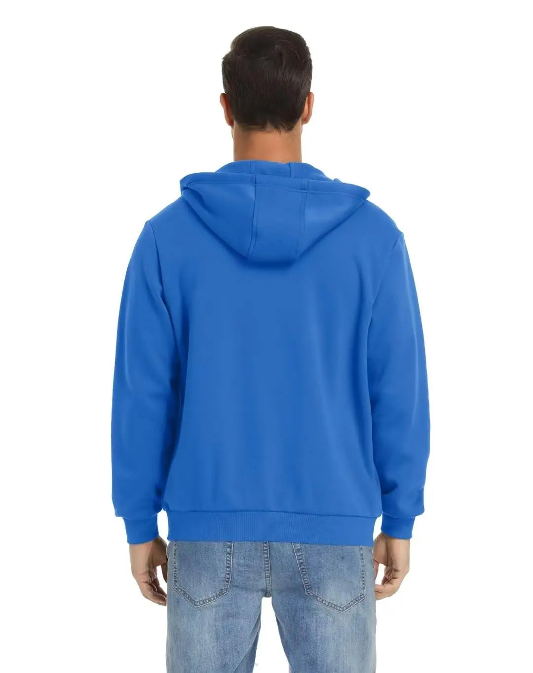 TACVASEN Men's Fleece-Lined Zip-Up Hoodie