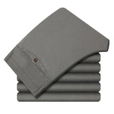 Men's Cotton Straight-Leg Casual Trousers