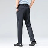 Men's Stretch Suit Pants — Slim Straight Business Formal Trousers