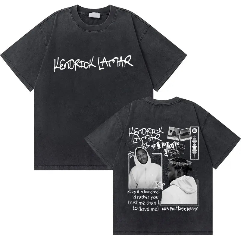Kendrick Lamar Money Trees Oversized Vintage T-Shirt