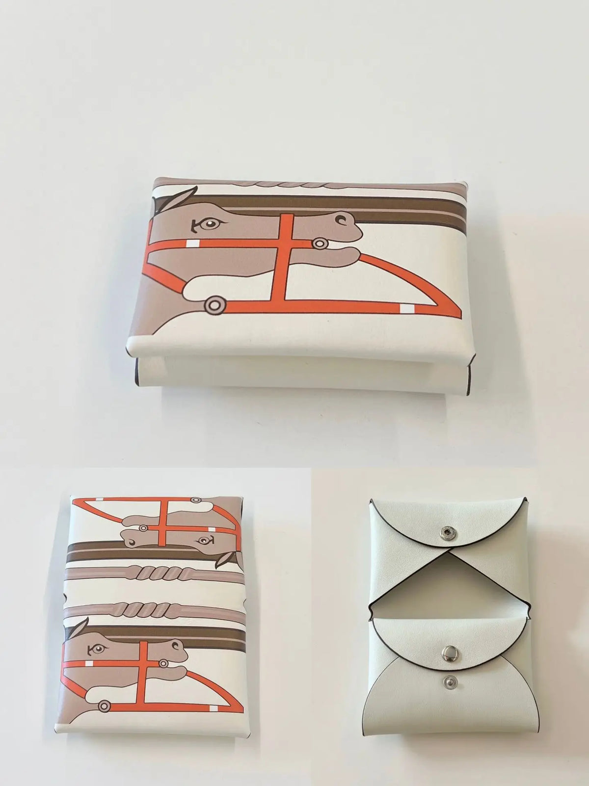 Printing Purse Genuine Leather Small Coin Wallet Genuine Leather Hasp Coin Purse Pouch Change Holder Card Holder for Men Women