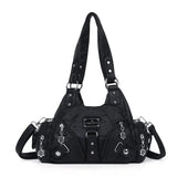 Women Handbags Soft Tote Bag Small Top-handle Fashion Satchel Multi-Pockets Crossbody Shoulder Bag Hobos Phone Pack