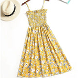 Summer Chiffon Spaghetti Strap Mini Dress
