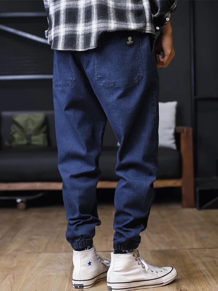 Men’s Relaxed Fit Cargo Harem Jeans
