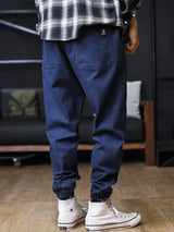 Men’s Relaxed Fit Cargo Harem Jeans
