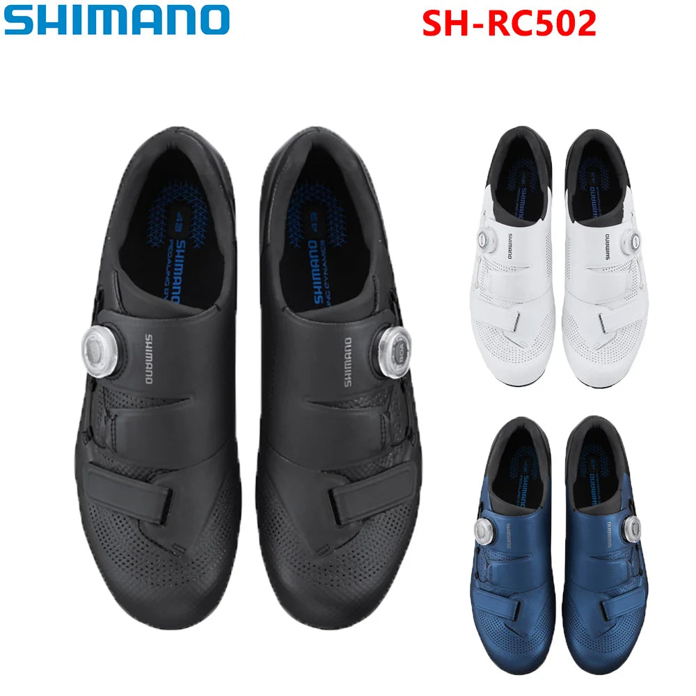 Shimano RC502 RC503 Road Bike Lock Shoes RC5 RC500 RC502 Carbon Fiber Sole Road Bike Self-locking Riding Shoes Locking Shoes
