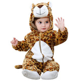 Adorable Animal Cartoon Baby Winter Rompers