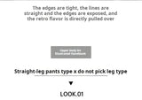 Maden Men's Vintage Selvedge Raw Denim Jeans with Horse Hair Leather Patch 100% Cotton Straight Trousers for Spring Fall Pants