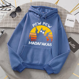 Pew Pew Madafakas Cat Hoodie