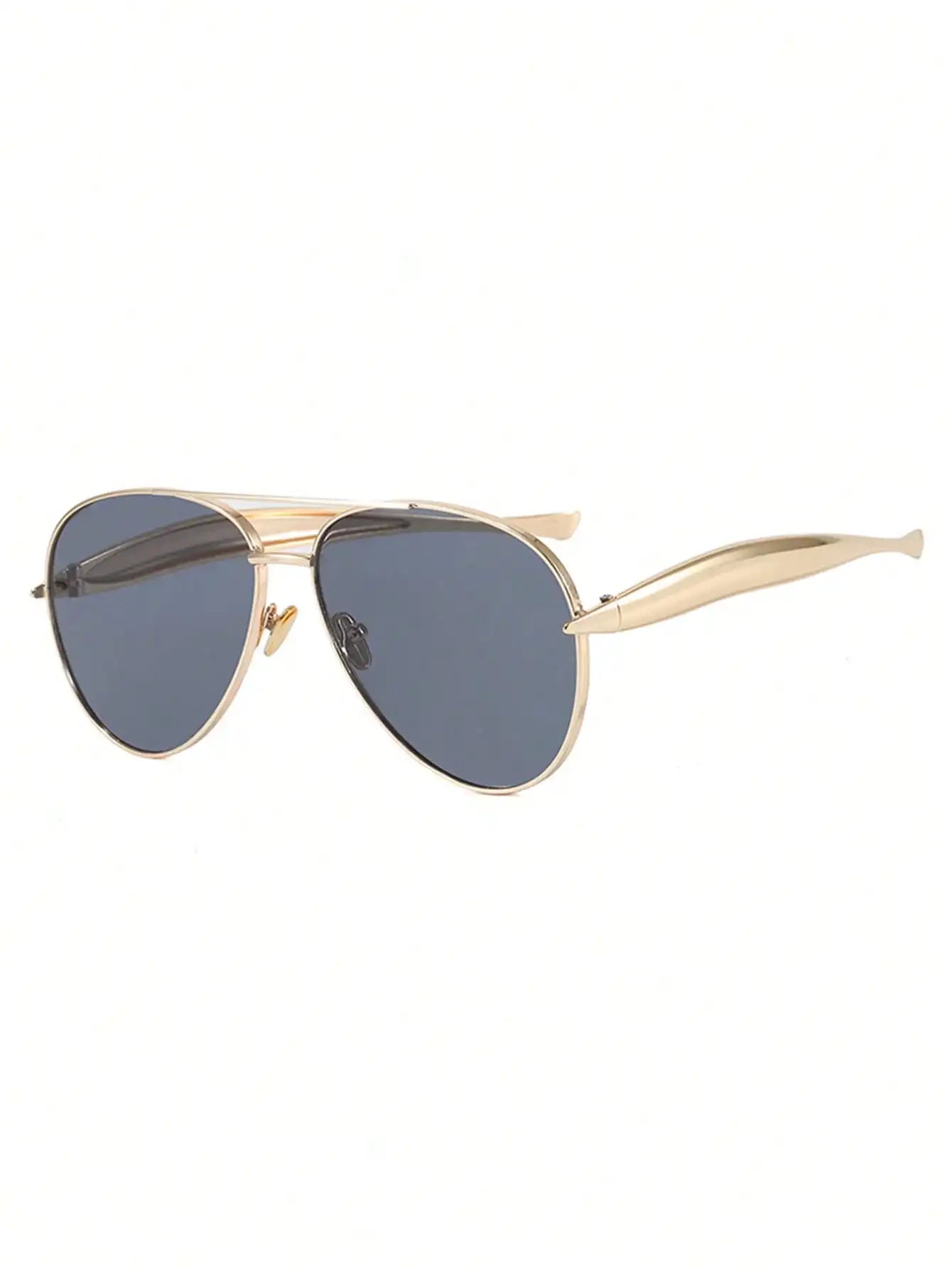 Large Frame Double Bridge Aviator Sunglasses | UV400