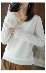 Women’s Lace V-Neck Knit Sweater