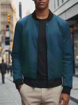 Men's Lightweight Zip-Up Baseball Collar Jacket