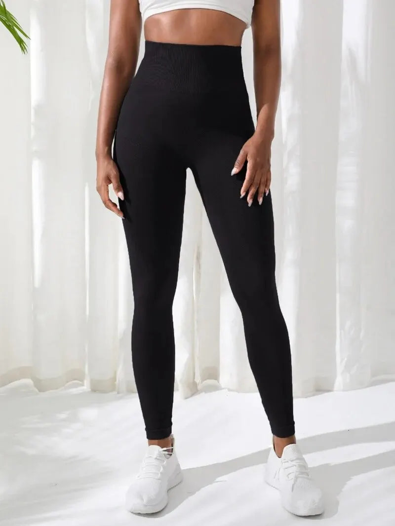 Seamless High-Waist Athletic Leggings