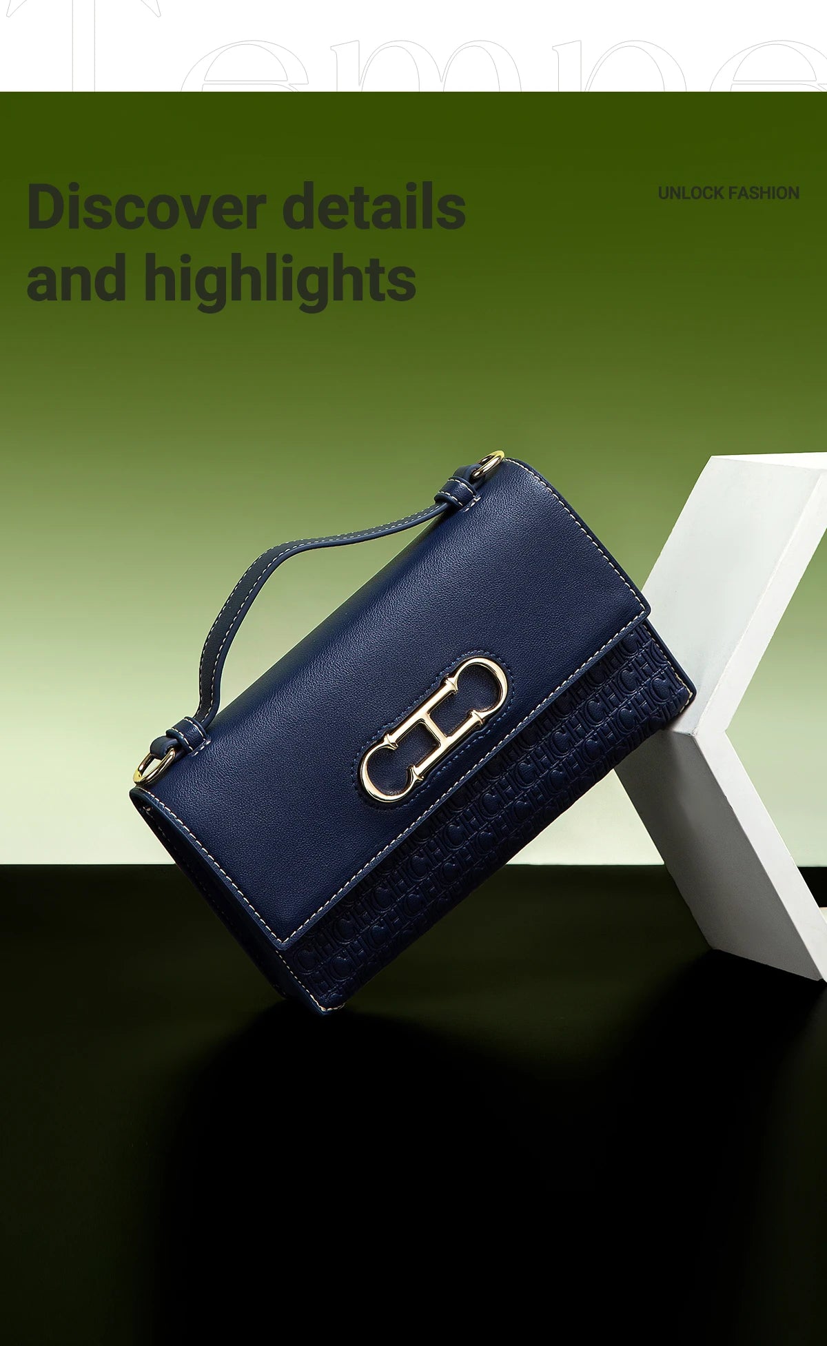 Letter Print Crossbody Satchel