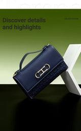 Letter Print Crossbody Satchel
