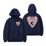 Sam and Colby XPLR Men's and Women's Hooded Sweatshirt Long sleeved Casual Hoodie Warm Street Clothing Top Winter