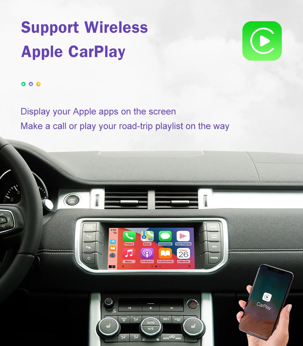 Wireless CarPlay & Android Auto for Land Rover & Jaguar
