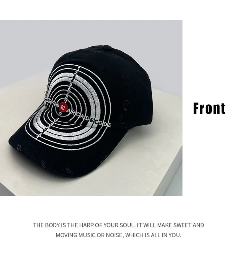 Unisex Cross Embroidery Baseball Cap | Street Style