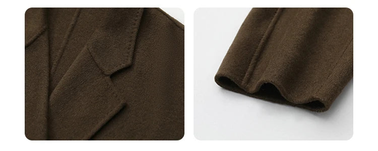 Retro Double-Sided Woolen Overcoat
