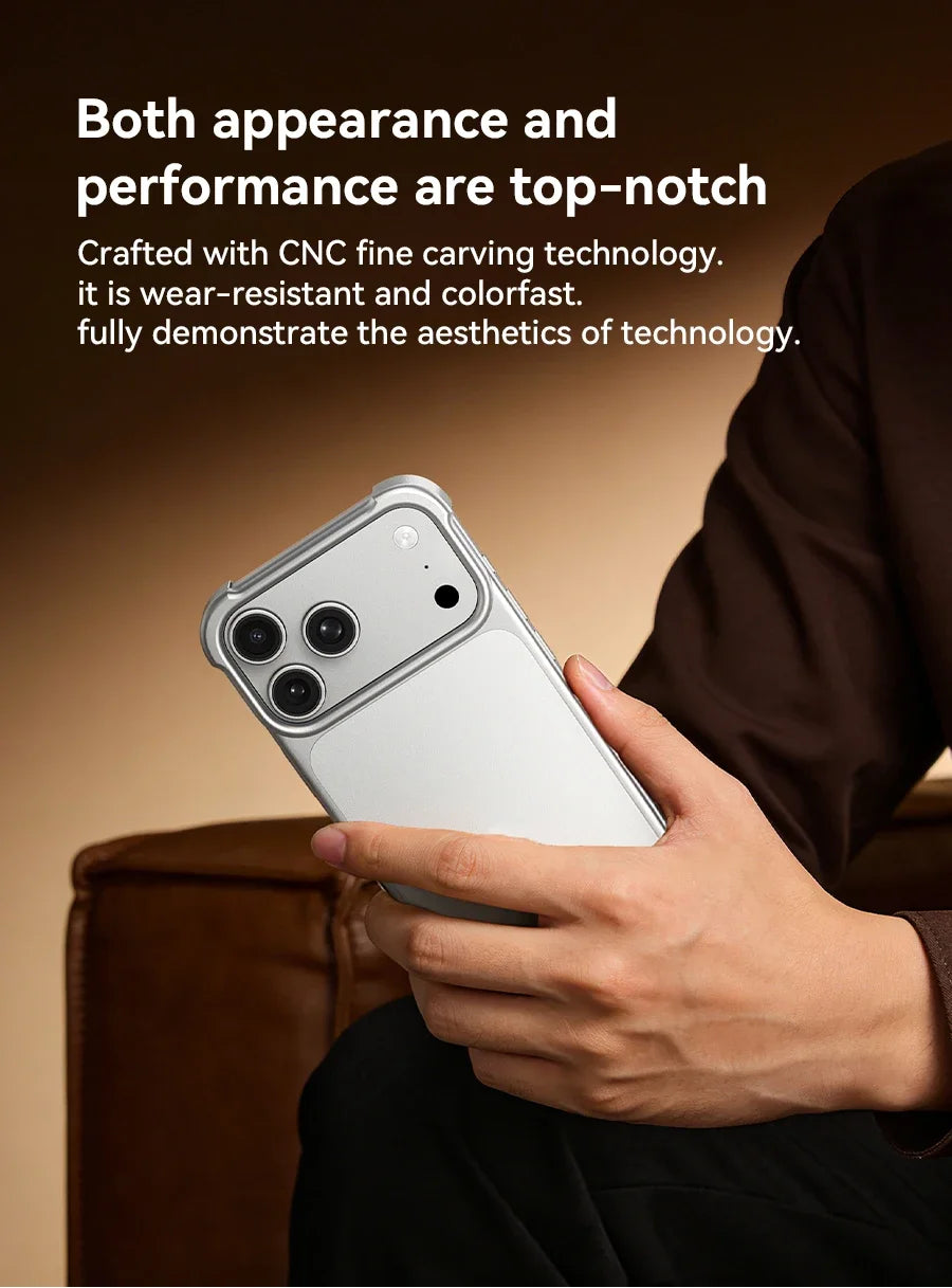 Aluminum Bumper Case for iPhone 17 & 18