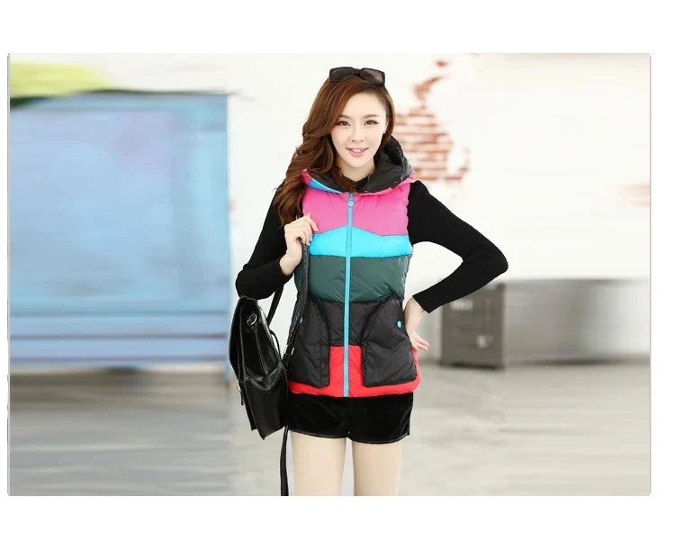 Quilted Cropped Puffer Vest