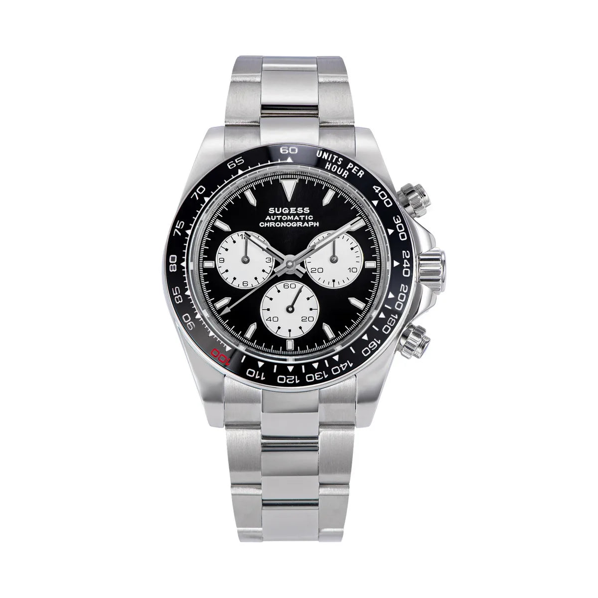 Sugess S418-2 Panda Chronograph Automatic Watch | 39mm