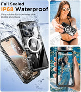 IP68 Waterproof Magnetic iPhone Case
