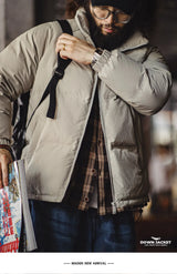 Men's Premium White Duck Down Winter Jacket
