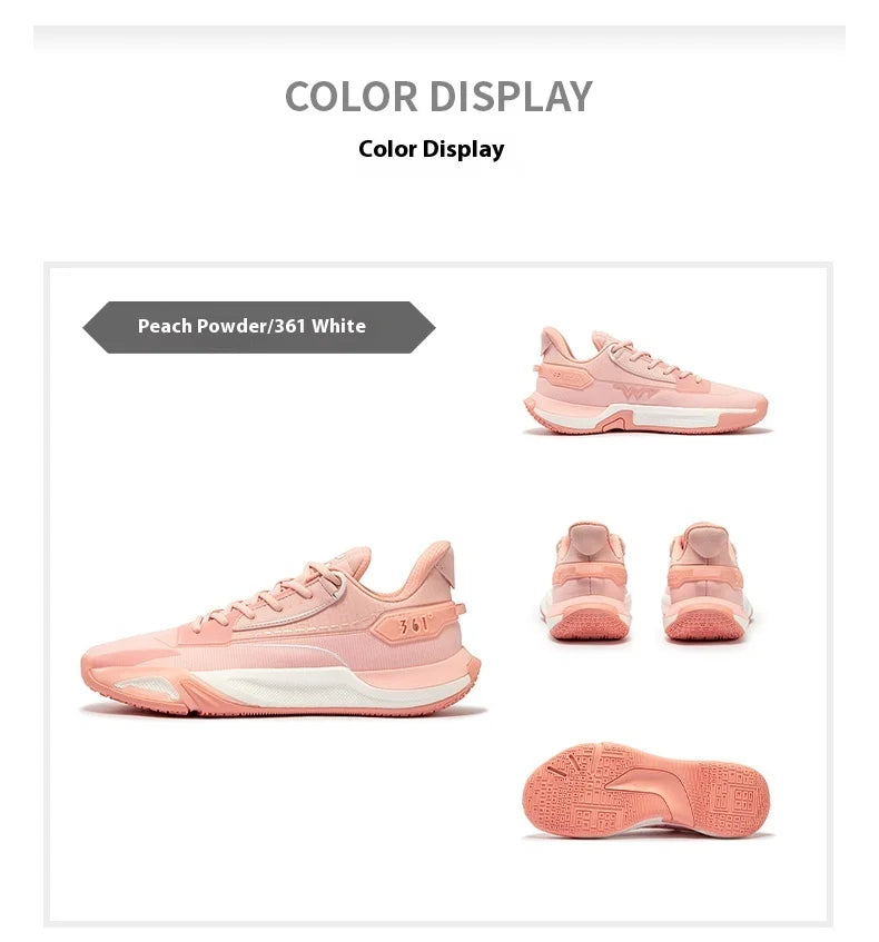 361 Degrees Genesis Men's Basketball Shoes Profssional Training Light Breathable Wear-resistant Non-slip Male Sneakers 672511111