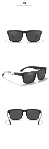 KDEAM Large Size Men's Sunglasses Polarized Photochromic Night Vision Goggles Oversized Sun Glasses With 154mm Width KD332 PLUS