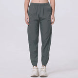 Women's Ankle-Length Harem Pants with Pockets