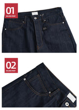 MIJKO Men's Relaxed Straight Denim Jeans – M to XXL