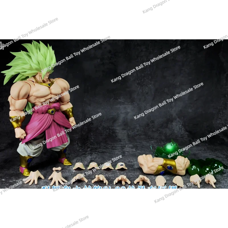 ZT Studio Broly Figure Dragon Ball Super Saiyan Broly 10 Inches Warrior of The Ancient Anime Action Figure Model Toys Gifts
