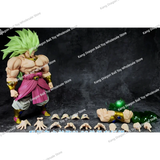 ZT Studio Broly Figure Dragon Ball Super Saiyan Broly 10 Inches Warrior of The Ancient Anime Action Figure Model Toys Gifts