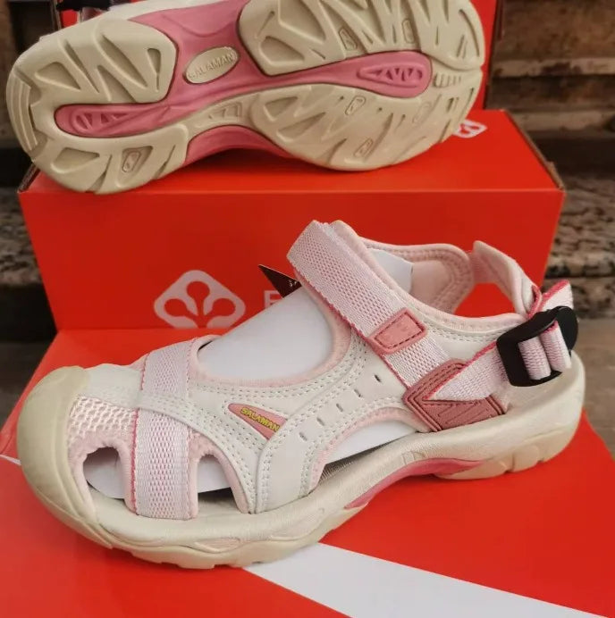 Outdoor Sports Sandals Hole Hole Beach Men and Women Non-slip Soft Bottom Speed Interference Water River Tracing Shoes