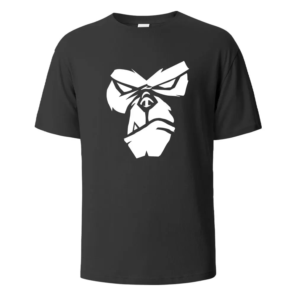 Gorilla Face Graphic Cotton T-Shirt